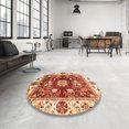 thumbnail image 3 of Ahgly Company Indoor Rectangle Abstract Red Oriental Area Rugs, 8' x 10', 3 of 6
