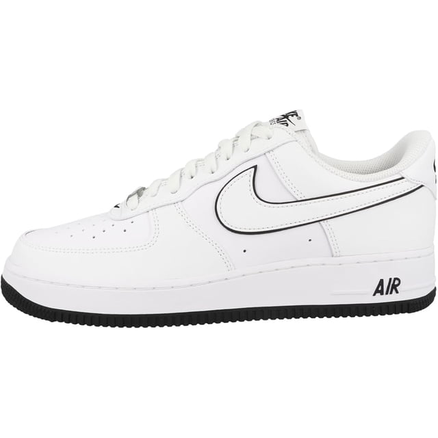 Nike Chaussures de Course pour Hommes Air Force 1 Pieds07 Blanc/noir/blanc