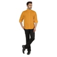 thumbnail image 2 of Bestman Formal Front Button Placket Solid Shirts For Mens Long Sleeve Regular Fit Shirt, 2 of 7