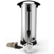 100 Cup Commercial Coffee Maker, Quick Brewing and Food Grade Stainless Steel,Large Coffee Urn Perfect For Meeting Rooms, Lounges