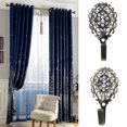 thumbnail image 2 of GROWTH TANK 2 Pcs Porte-Cravates pour Rideaux Crochets Muraux Porte-Vêtements Bronze, 2 of 9