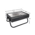 thumbnail image 4 of Gril au Charbon Pliable en Acier Inoxydable 430 Résistant à la Rouille avec Ventilation Efficace, Conception Portable à Main pour 3-5 Personnes, Usage Intérieur/extérieur, Assemblage et Nettoyage Faciles, Grille de Grillade 43x29 cm,, 4 of 6