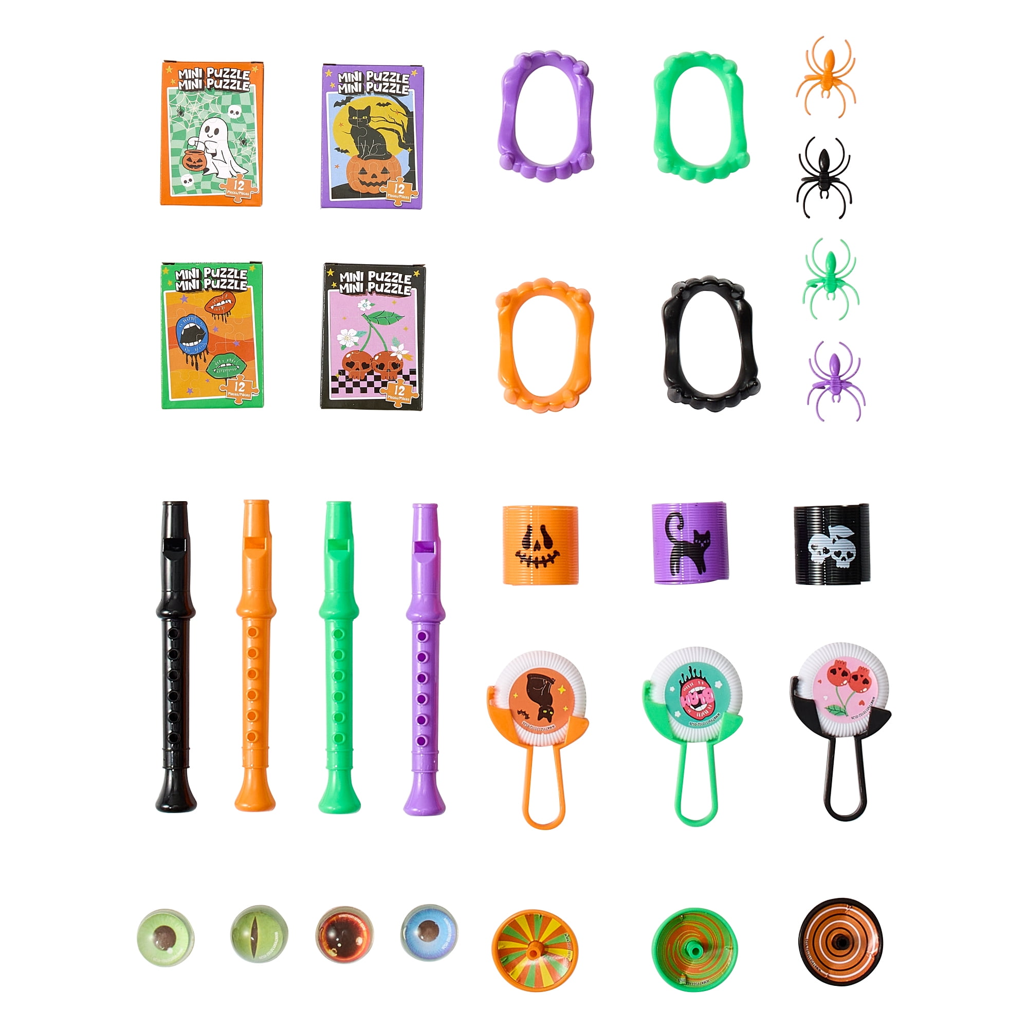 Multi Value Pack, 88 Pieces, Halloween, Party Favors, Halloween Collection, Ages 3+, by Way to Celebrate