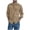 Khaki, variant on hotojiny Mens Denim Shirt Trendy Long Sleeve Button down Shirts with Two Pockets Jean Look Work Shirts for Men