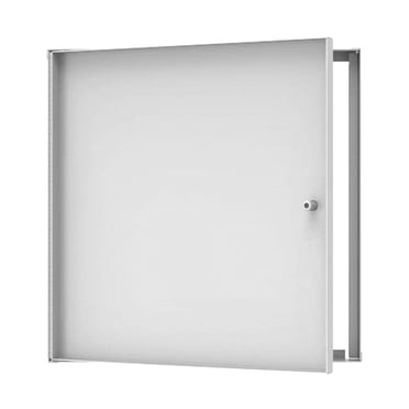 Best Access Doors 8" x 8" Recessed Drywall Access Panel with Latch, Flush Wall and Ceiling Access Door for Plumbing, Electrical, or HVAC, Metal Construction, with Cam Lock and Hinge, HT-BAC-RAD