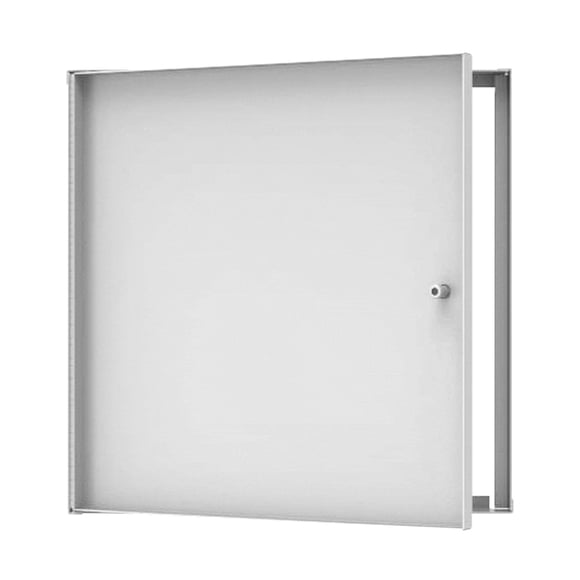 Best Access Doors 12" x 12" Recessed Drywall Access Panel with Latch, Flush Wall and Ceiling Access Door for Plumbing, Electrical, or HVAC, Metal Construction, with Cam Lock and Hinge, HT-BAC-RAD