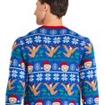 thumbnail image 3 of George Men's Christmas Light-Up Sweater, 3 of 6