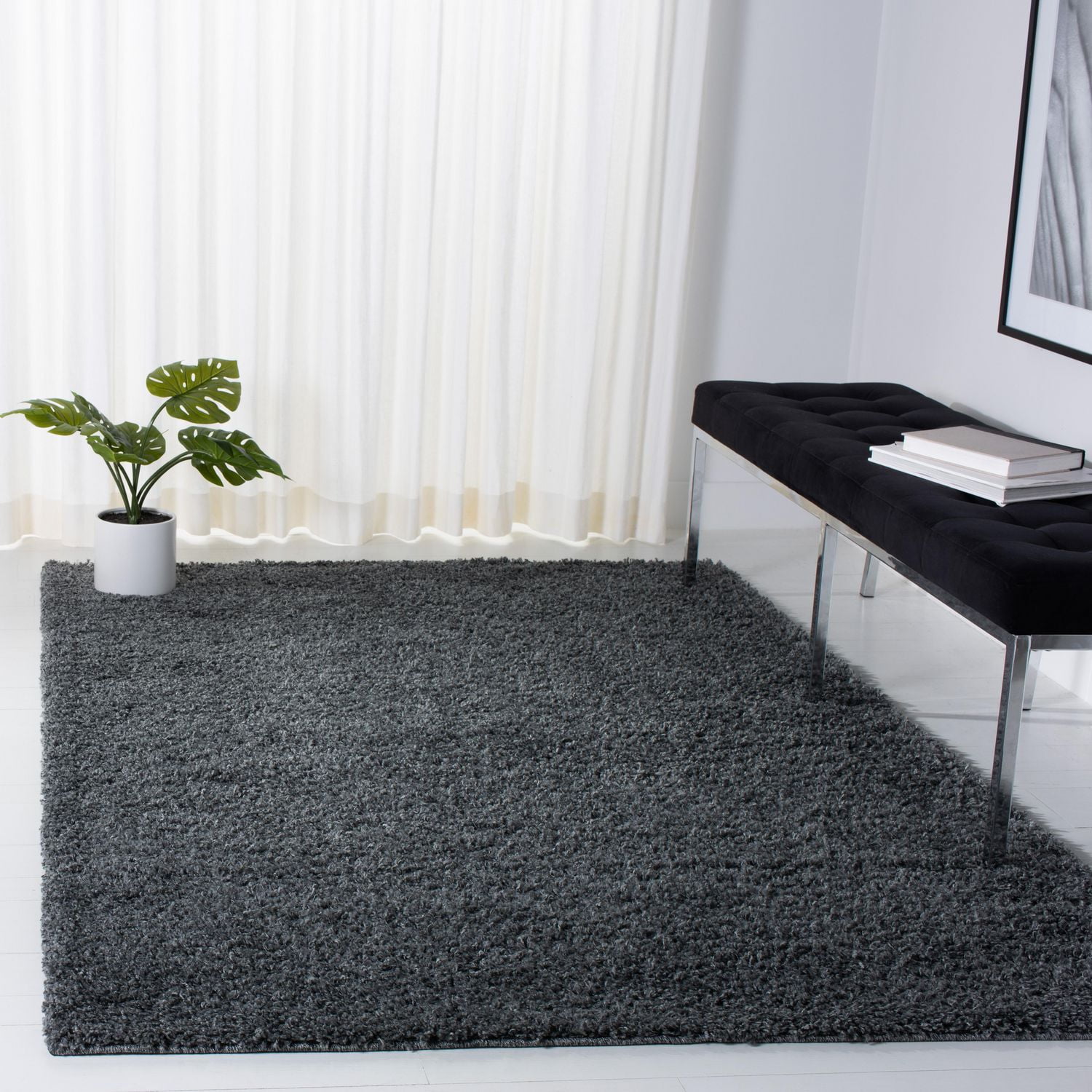 Safavieh Venus Elijah Solid Plush Shag Area Rug