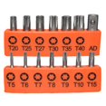 thumbnail image 2 of Lefu 14pcs Set 25mm Torx Screwdriver Bits with Hole T5-T40 Electric Screw Driver, 2 of 8