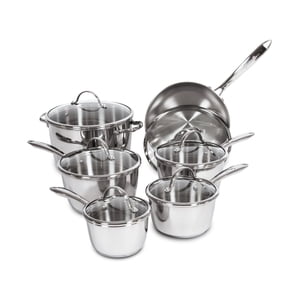Cucina Mia Acier inoxydable 12-Piece Ensemble d'articles de cuisine