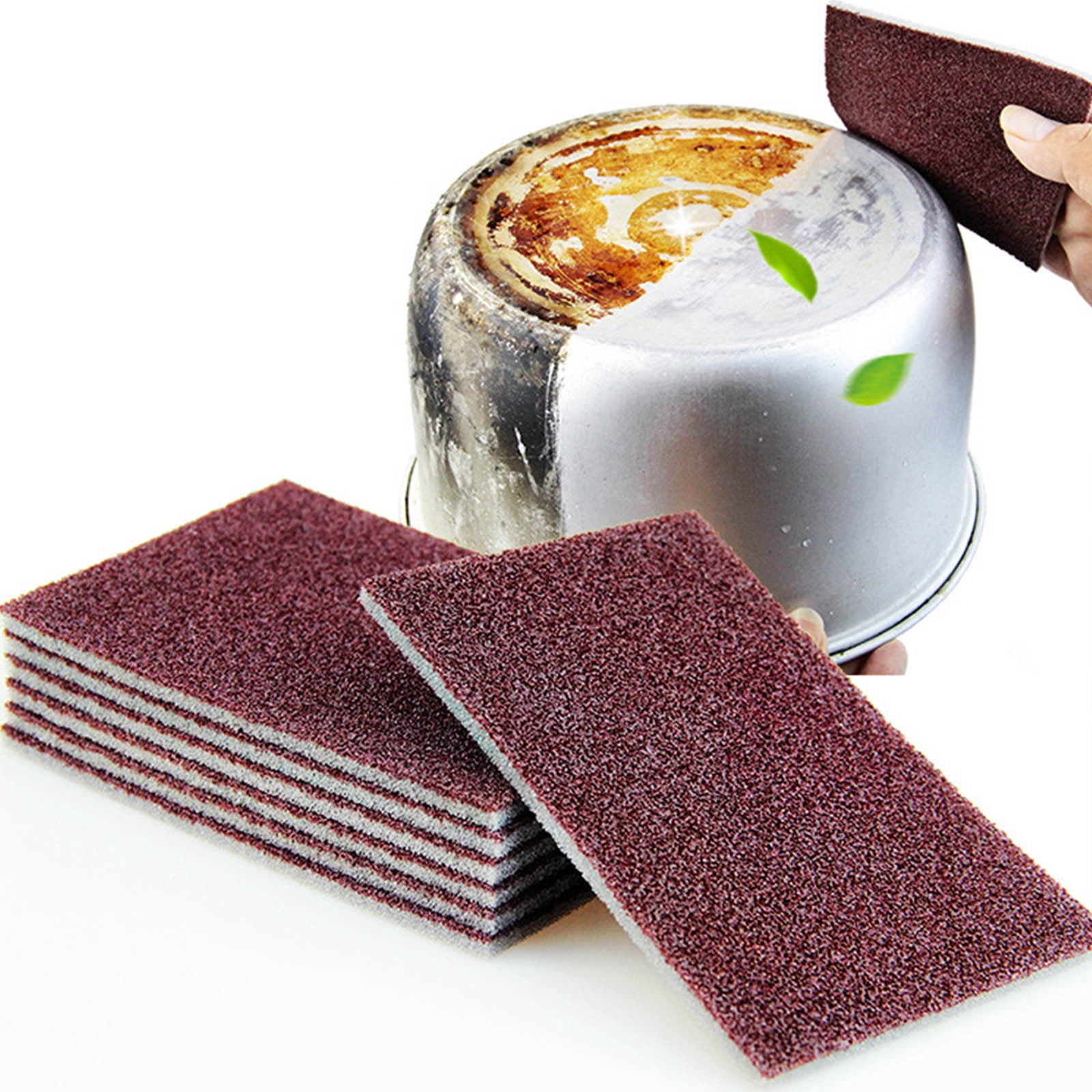 Amzcrzy Kitchen Appliances 10Pcs Carborundum Sponge Emery Sponges forQuickly Cleans Cleaning Sponge Kitchen Cleaning Tool 13.5*9*0.5Cm Cleaning Sponge Kitchen Utensils Set Kitchen Gadgets