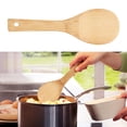 thumbnail image 1 of Product Classification Tableware Product Title Wooden Lacquerless Rice Spoon Special Rice Cooker Rice Spoon Cooking Spatula, 1 of 7
