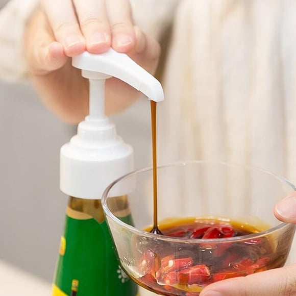RKSTN Ustensiles de Cuisine Buse de Bouteille de Sirop Pulvérisateur d'Huile à Pression Pompe Domestique à Poussoir Ustensiles de Cuisine