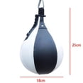 thumbnail image 2 of Boxing Speed Ball Pear Shape PU Speed Bag Boxing Punching Bag Swivel Speedball Exercise Fitness Training Ball, 2 of 6