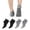 4pairesnoirgris, variante sur 4 Paires de Chaussettes de Pilates Antidérapantes pour Femmes Chaussettes de Yoga avec Semelles Antidérapantes Chaussettes d'Hôpital Chaussettes Adhérentes Chaussettes de Danse