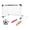 White 90x60cm, variant on Lipstore Kids Soccer Goal Compact Folded Football Goal for Garden Family Games Sports White 120x80cm