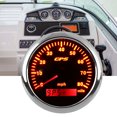thumbnail image 1 of GPS Speedometer 85mm 80MPH Stainless Steel Universal for Cars Boats, 1 of 7