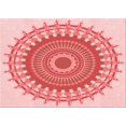 thumbnail image 1 of Ahgly Tapis Rectangulaire Lavable en Machine Intérieur Transitionnel Rose Profond, 8 Pieds x 10 Pieds, 1 of 7