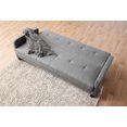 thumbnail image 4 of Canapé-lit futon en gris de hometrends, 4 of 6