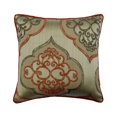 thumbnail image 1 of Pillow Covers, Orange 18"x18" (45x45 cm) Throw Pillow Covers, Jacquard Damask Throw Pillows For Couch, Abstract Pattern Contemporary Style - Orange Damask Galore, 1 of 4