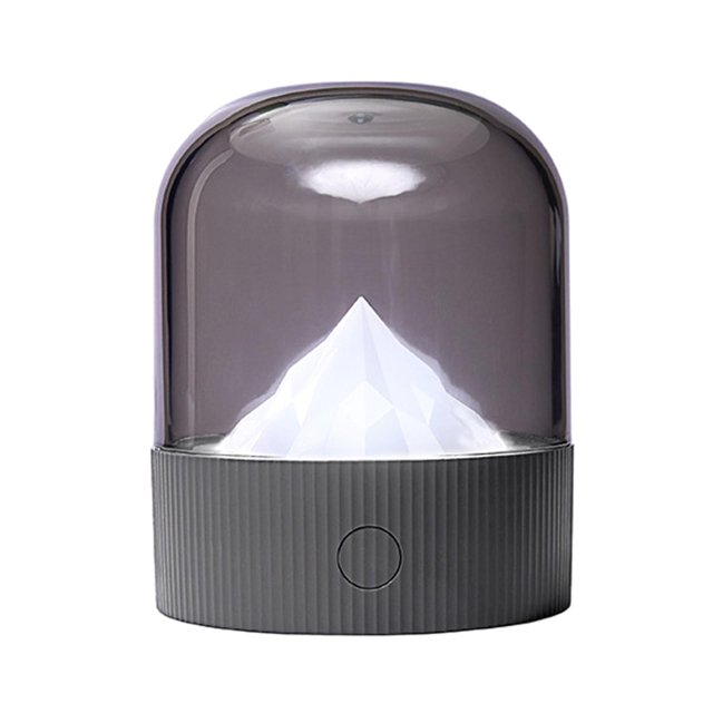 GROWTH TANK Dimmable LED Lamp USB Colorful Lamp with Sleeping Light Desk Timing Modern Night Smoky gray