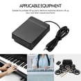 thumbnail image 4 of 3.5mm Interface Compact Sustain Pedal Universal Single Pedal for Musical Instruments Portable Roll Up Piano Electronic Keyboard Elctronic Roll Up Drum, 4 of 7