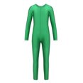 thumbnail image 1 of Jizyo Combinaison de Danse Ballet à Manches Longues pour Filles, Vert TG, 1 of 5