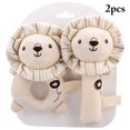 thumbnail image 2 of Bangcool Baby Rattle Toy Animal - 2PCS Stuffed Infant Hand Grip Toy Newborn Hand Rattle, 2 of 10