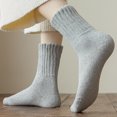 thumbnail image 3 of RXIRUCGD Bas pour Femmes Couleur Unie (Gris), 3 of 3