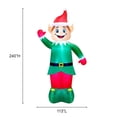 thumbnail image 4 of Occasions Noël Elfe ondulant colossal gonflable de 20 pieds, 4 of 9