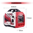 thumbnail image 4 of Maxpeedingrods 4000W /3200W Portable Inverter Generator Gas Powered Quiet for Camping EV-Charge, 4 of 7