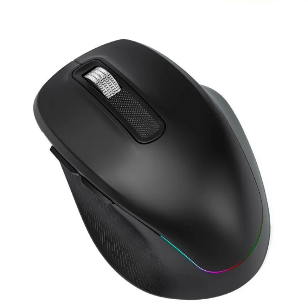 Black Wireless Gaming Mouse for PC and Laptop