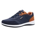 thumbnail image 1 of XZNGL Chaussures de Course Lacets de Chaussures pour Espadrilles Hommes Mode Décontractée à Lacets Cuir Sport Chaussures de Course Respirantes Espadrilles, 1 of 8