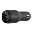 thumbnail image 1 of Belkin Boostcharge Car Charger Dual Power Delivery with PPS 37W Black, 1 of 9