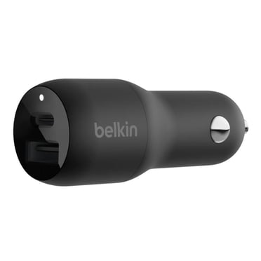 Belkin Boostcharge Car Charger Dual Power Delivery with PPS 37W Black