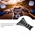 thumbnail image 4 of Universal Carbon Fiber Motorcycle Fuel Gas  Pad Protector Sticker Decals, 4 of 8