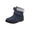 Blue, variant on Pisexur Womens Winter Snow Boots Black Waterproof Insulated Warm Fur Lined Ankle Booties Anti-Slip Slip On Walking Comfortable Outdoor Boot Size