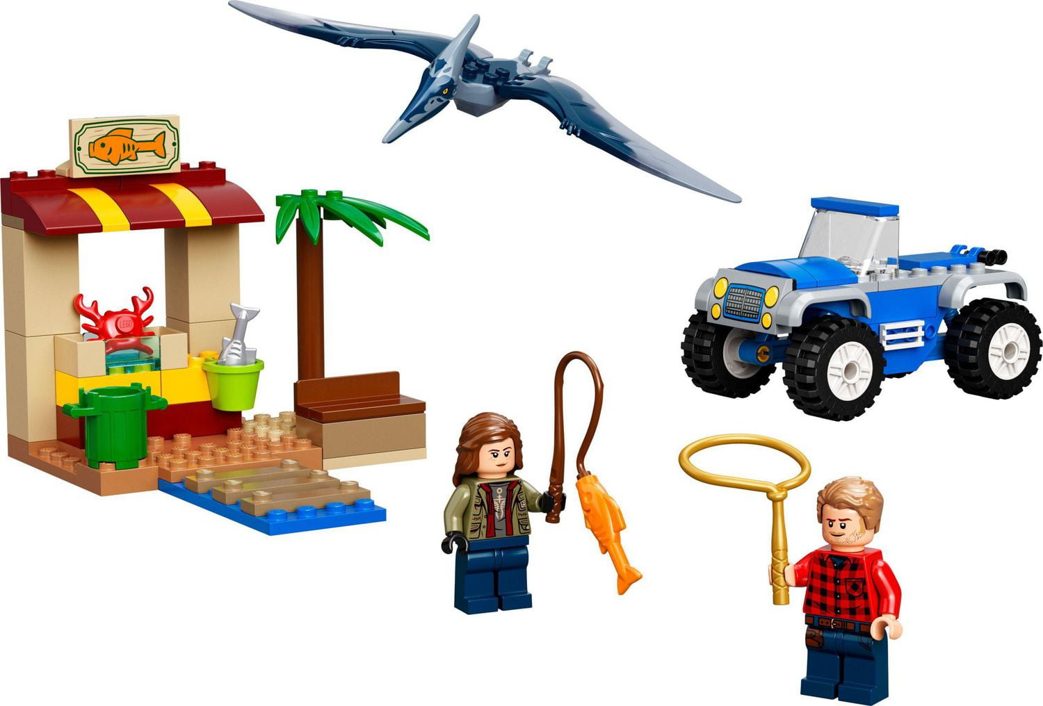 LEGO Jurassic World Pteranodon Chase 76943 Toy Building Kit (94 Pieces)