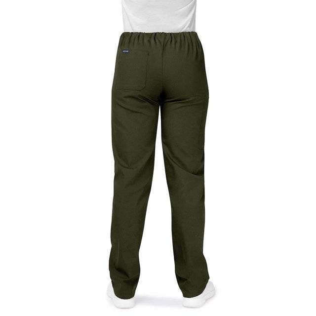 Adar Universal Mens Scrubs - Drawstring Tapered Leg Scrub Pants