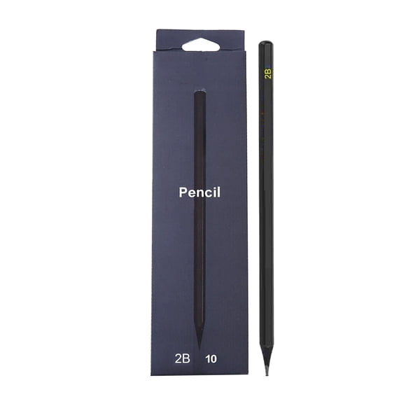 SIYTUAU 10 Pack Wood Pencils Hb 2B Thickened Design For Primary School Students Writing Drawing Posture Correction Eye Protection Set D Wood Material D