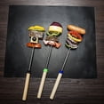 thumbnail image 3 of YAOMOBB Pan Liner High Temperature Resistant Barbecue Mats Non stick Odorless Cuttable with Stripe Cutter BBQ Safe, 3 of 6