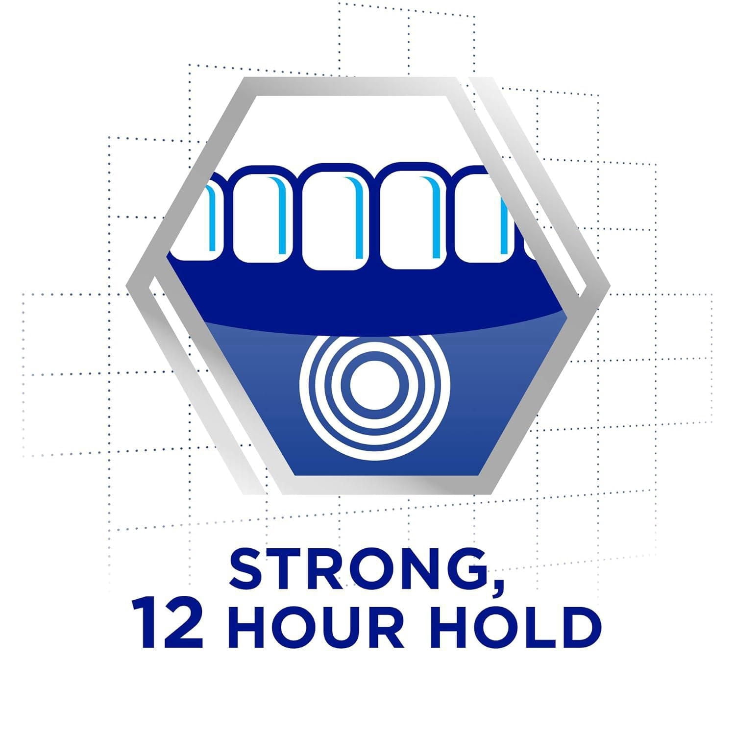 Poligrip Strong Hold Denture Adhesive Cream, Zinc Free, 2x68g tubes