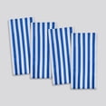 thumbnail image 1 of Mainstays Cabana Stripe Decorative Beach Towels, 4-Pack, Blue, 1 of 5