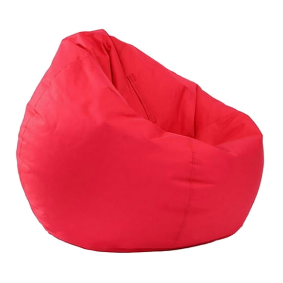 EASTIN Clearance Sale! Bean Bag for Adults and Kids Sofa Sack - Plush Ultra Soft Bean Bag Chair,Lazy Bean Bag Chair Cover without Filling 27.5X31.5 Inch Red