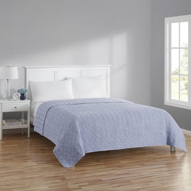 Mainstays Crinkle Adult Quilt, Double/Queen