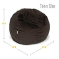 thumbnail image 4 of ComfyKids® Bean Bag Chair for Teens, 4 of 5