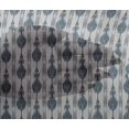 thumbnail image 4 of oneOone Viscose Chiffon Fabric Stripe Ikat Printed Fabric 1 Yard 42 Inch Wide, 4 of 4