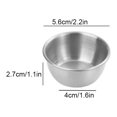 thumbnail image 3 of fastboy Bol de Trempage en Acier Inoxydable Pratique pour les Collations et les Trempettes Robuste et Durable 5cm (Sable) 1Set, 3 of 6