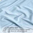 thumbnail image 2 of Bare Home Drap-Housse - Premium 1800 Collection - Poche Profonde - Ultra Doux, Résistant aux Plis - Très Grand, Bleu Pâle, 2 of 7