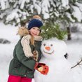 thumbnail image 2 of Kids Winter Gloves Cozy Cartoon Design Wool Lined Thermal For Cold Weather Play, 2 of 5